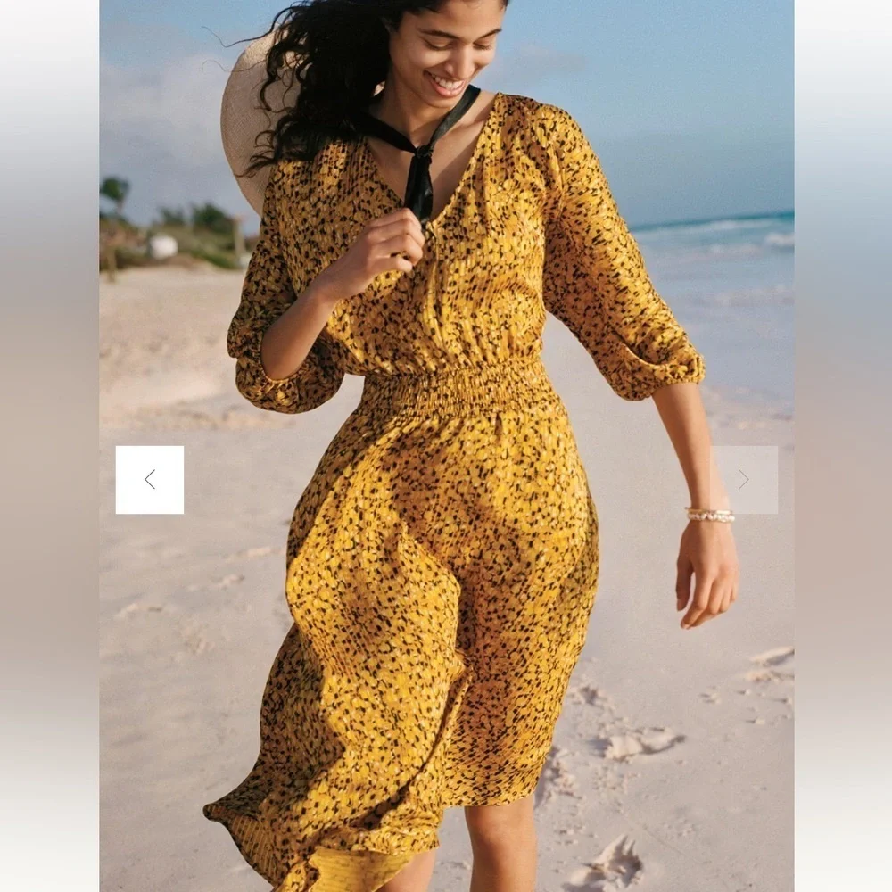 Anthropologie Marigold Midi Dress- Size Large - Picture 4 of 16